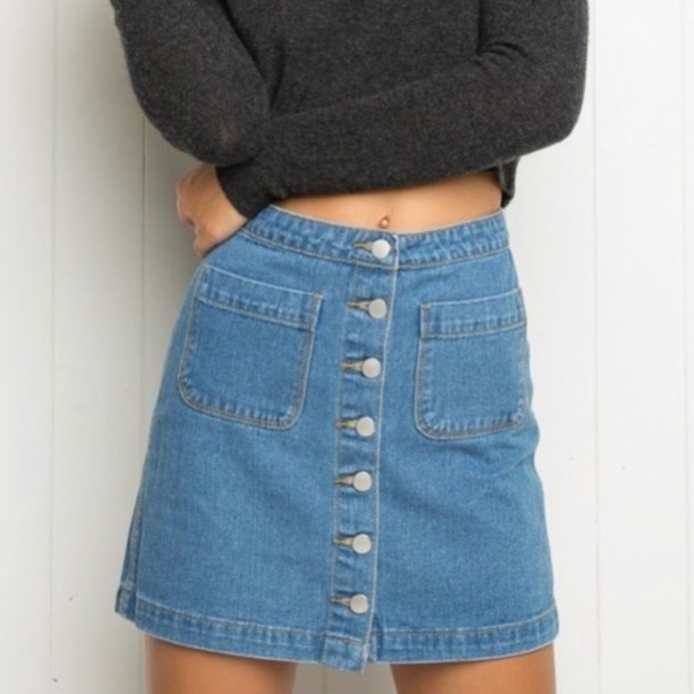 Denim skirt